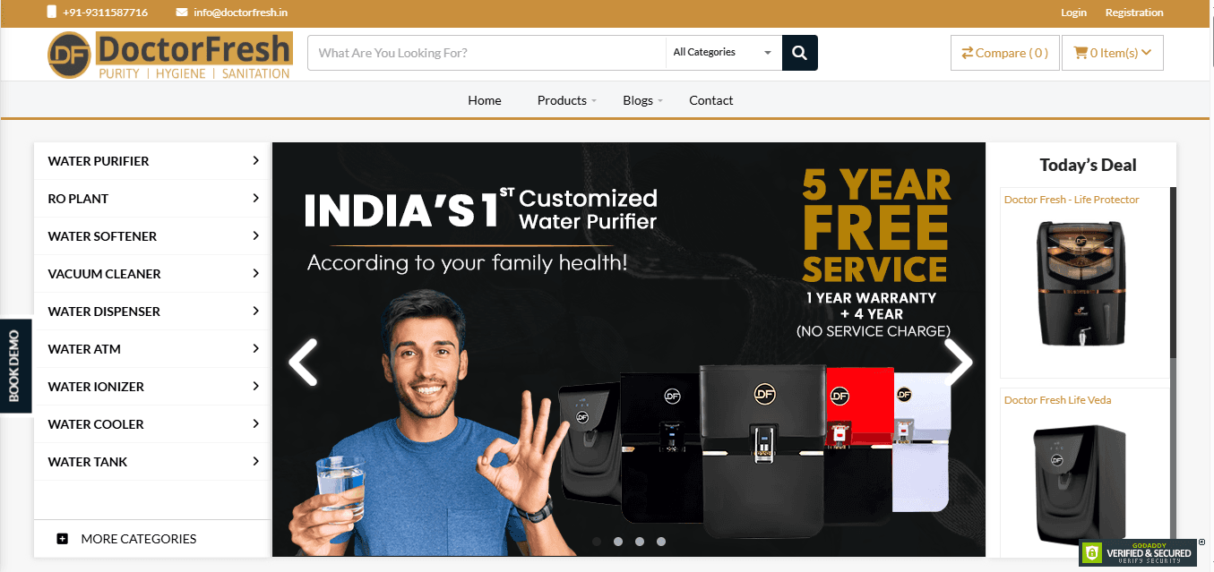 DoctorFresh – RO Water Purifier Service Platform