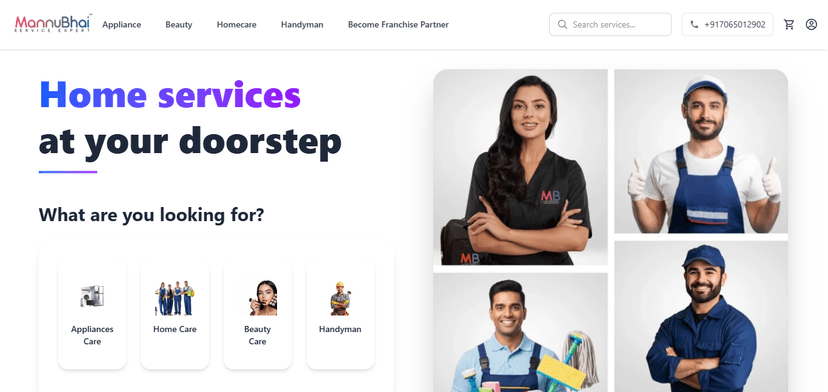 MannuBhai – Home Services Platform