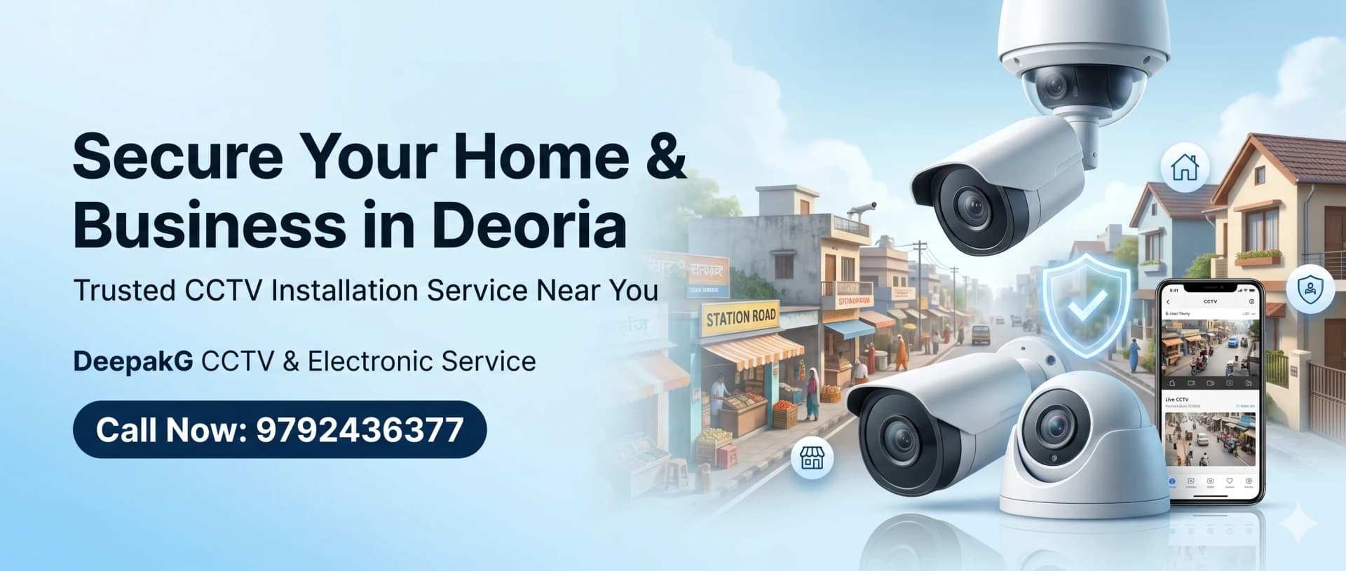 Best CCTV installation service in Deoria with lowest price